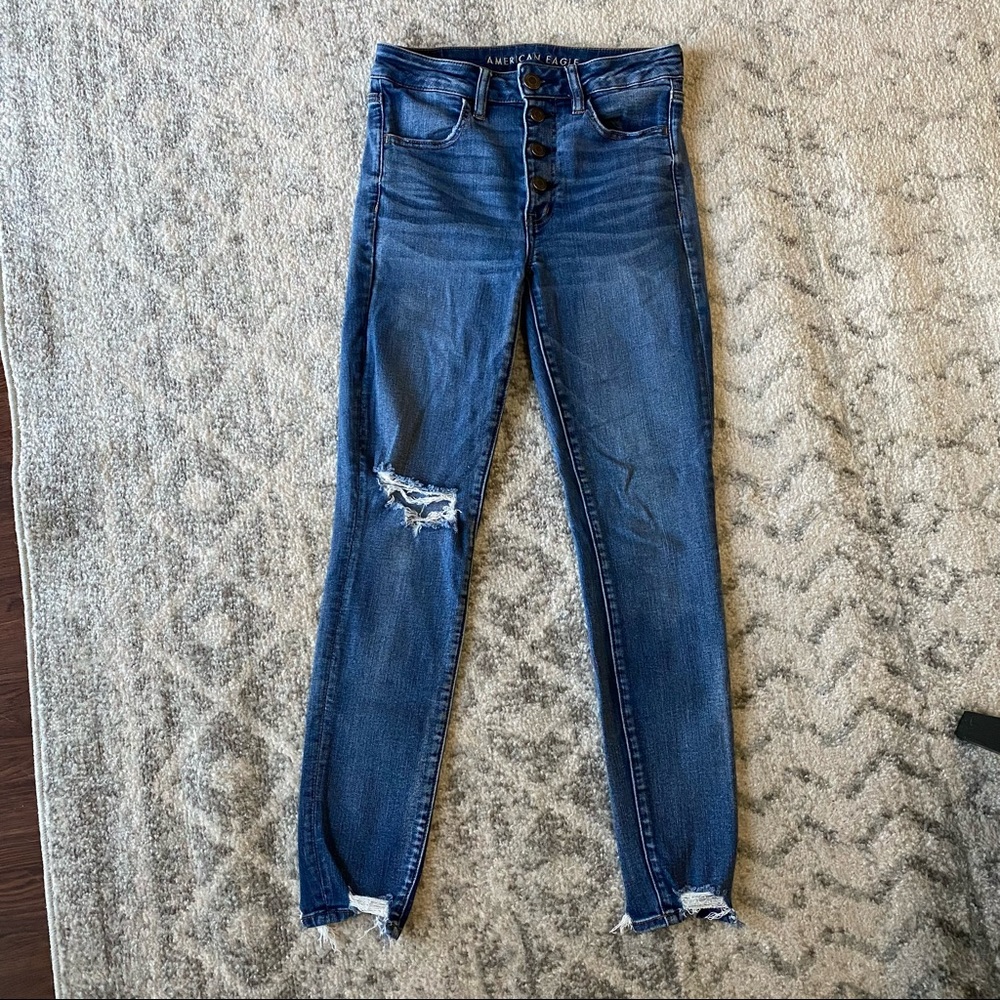 American Eagle Ne(x)t Level Stretch Hi-Rise Jegging Crop - US Size 6 Regular